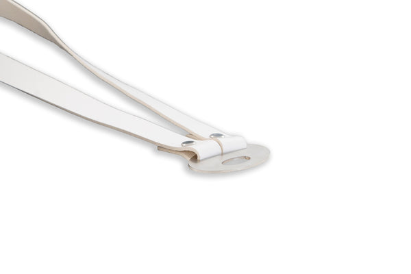 Keychain bianco ellisse